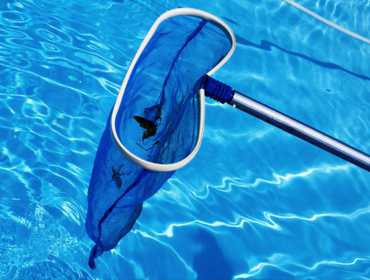 blue pool net from fiberglass pool installers and pool experts, River Rock Pools